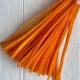 Синельний дріт простий, 6 мм х 30 см, помаранчевий, 100 шт.