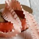 Лента-рюша, 2,5 см, персиковая, рулон 23 м