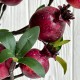 Гілка з гранатами, 60 см, бордова, шт.