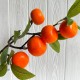 Гілка з мандаринами, 60 см, помаранчева, шт.