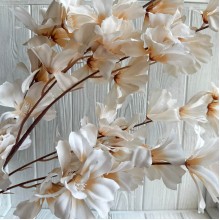 Ветка гардении, 112 см, персиковая, шт.