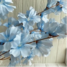 Ветка гардении, 112 см, голубая, шт.