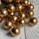Кулька глянцева на проволоці, 25 мм, золота, упаковка 100 шт. Кулька глянцева на проволоці, 25 мм, золота, упаковка 100 шт.