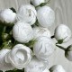 Букет ранункулюсов, 30 см, белый, шт.