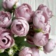 Букет ранункулюсов, 30 см, розово-сиреневый, шт.