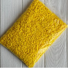 Плоские бусины, 6 мм, желтые, Большая упаковка 500 г