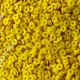 Плоскі намистини, 6 мм, жовті, Велика упаковка 500 г