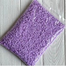 Плоские бусины, 6 мм, сиреневые, Большая упаковка 500 г