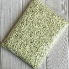 Плоские бусины, 6 мм, молочные, Большая упаковка 500 г