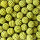 Бусина в пупырышку круглая матовая, 12 мм, оливковая, упаковка 500 г
