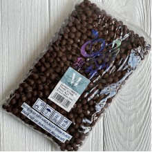 Бусина матовая "Зефирка", 10 мм, коричневая, упаковка 500 грамм