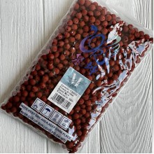 Бусина матовая "Зефирка", 10 мм, шоколадная, упаковка 500 грамм