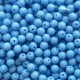 Бусина акриловая матовая, 8 мм, небесно-голубая, упаковка 500 г