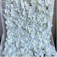 Цветочный коврик с цветами гортензии, 40х60 см, белый, шт.