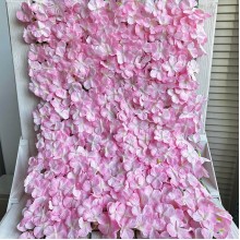 Цветочный коврик с цветами гортензии, 40х60 см, розовый, шт.