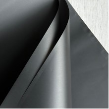 Калька однотонная матовая, 57х57 см, черная, упаковка 20 шт.