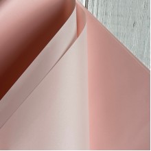 Калька однотонна матова, 57х57 см, рожево-персикова, упаковка 20 шт.