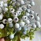 Декоративная ветка брусники, 41 см, бело-голубая, шт. Декоративная ветка брусники, 41 см, бело-голубая, шт.