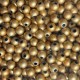 Бусина гальваника (матовая), 8 мм, золото, упаковка 500 г