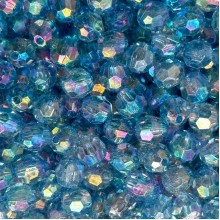 Хрусталь перламутр круглый, 10 мм, бирюзовый, упаковка 500 г