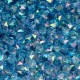 Кришталь перламутр кубовидний, 8 мм, бірюзовий, упаковка 500 г