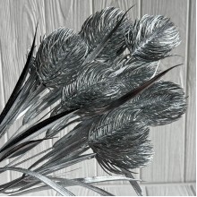 Ветка (С30403), 51 см, серебро, шт.