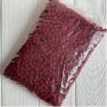 Намистини оксамитові, 10 мм, бордові, упаковка 500 г Намистини оксамитові, 10 мм, бордові, упаковка 500 г