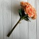 Букет травянистого піона, 8,5х38 см, помаранчевий, букет 5 шт.