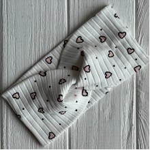 Повязка рубчик в сердечко детская (до 7 лет), 18х9 см, белая, шт.