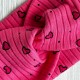 Повязка рубчик в сердечко детская (до 7 лет), 18х9 см, малиновая, шт.