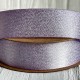 Лента атласная двусторонняя с серебряным напылением, 2,5 см, лиловый, рулон 18 м