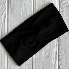 Повязка бейби софт взрослая, 21х11 см, черная, шт.