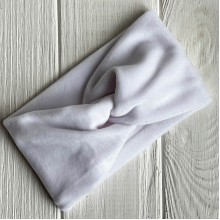 Повязка спорт велюр mini, 9х18 см, белая, шт.