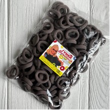 Резинка Калуш (велюрчик), 2,7 см, серый, упаковка 100 шт.