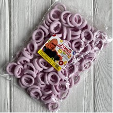 Резинка Калуш (велюрчик), 2,7 см, розово-сиреневый, упаковка 100 шт.