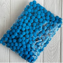 Помпоны бархатные, 2 см, бирюзовый, упаковка 500 шт.