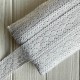 Кружево вязаное Аманда (D30157), 4 см, белое, рулон 45 м