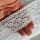 Кружево вязаное Аманда (D30157), 4 см, белое, рулон 45 м
