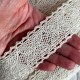 Кружево вязаное Камилла (D30156), 4 см, молочное, рулон 45 м