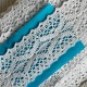 Кружево вязаное (D30095 / A039), 5,3 см, белое, рулон 13 м