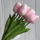 Букет тюльпанов, 34 см, светло-розовый, букет з 9 шт.