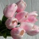 Букет тюльпанов, 34 см, светло-розовый, букет з 9 шт.