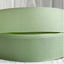 Репс 2,5 см, пастельно-зеленый (Seafoam Green), рулон 23 м