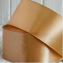 Атлас 5 см, бежевий, рулон 33 м