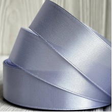 Атлас 2,5 см, світло-блакитно-ліловий, рулон 33 м, УПАКОВКА 5 рулонів