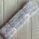 Кружево макраме Тюльпан, 7 см, белое, рулон 9 м