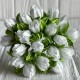 Подснежник, 2 см, белый, пучек из 20 цветочков