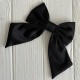 Атласный бант Поли, 14х16,5 см, черный, шт.