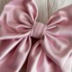 Бант платок атлас, 13,5 х 25 см, светло-розовый, шт.