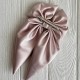 Бант хустина атлас, 13,5 х 25 см, пудровий, шт.